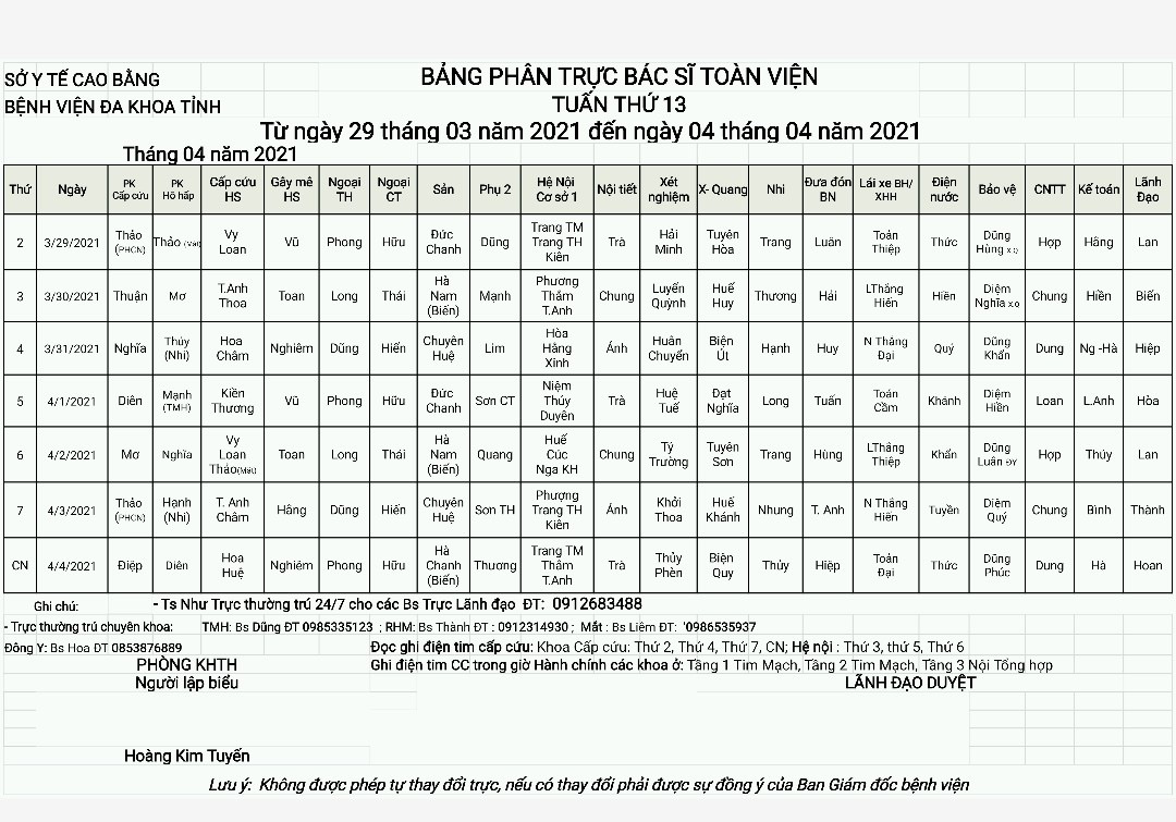 Tuần 13