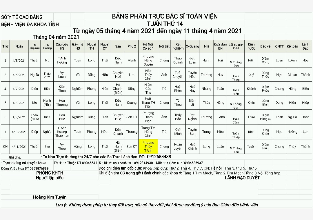 Tuần 14